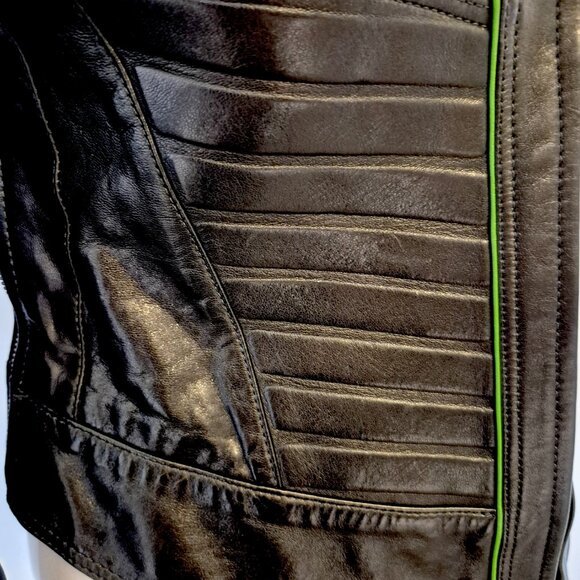 Custom Embossed Leather Jacket with Praying Eagle Claws by Oceandrive Leather - Picture 6 of 15